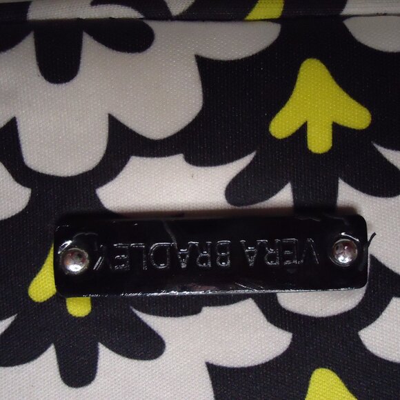 Vera Bradley Fanfare Fans Yellow Black Neoprene Tablet eReader Sleeve Retired - Picture 3 of 6